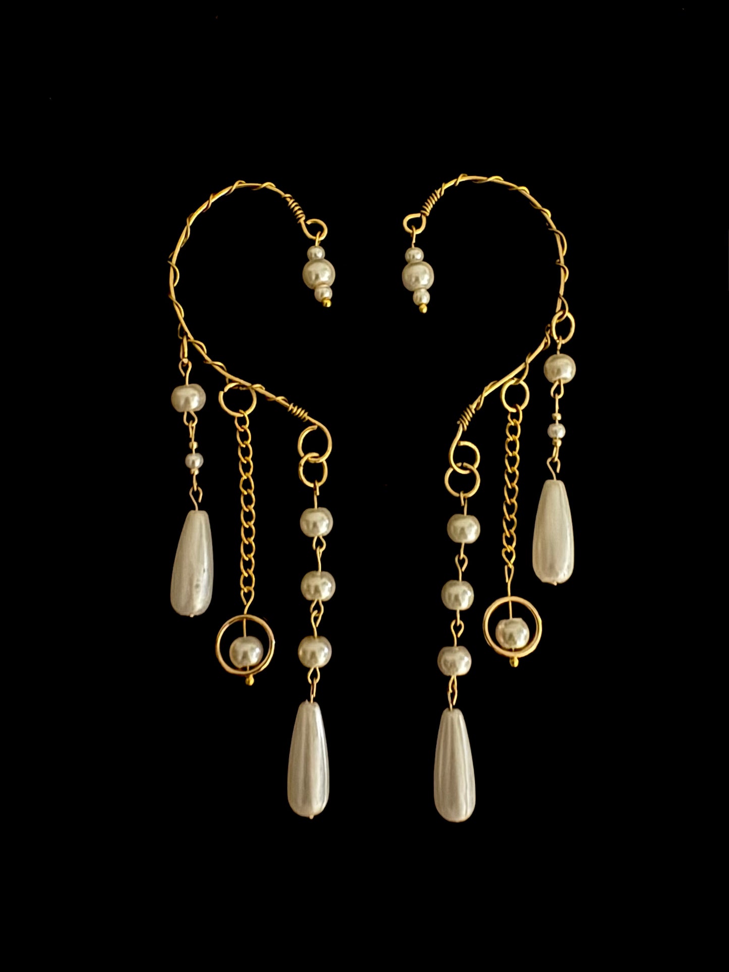 Classic Pearl Ear Cuffs