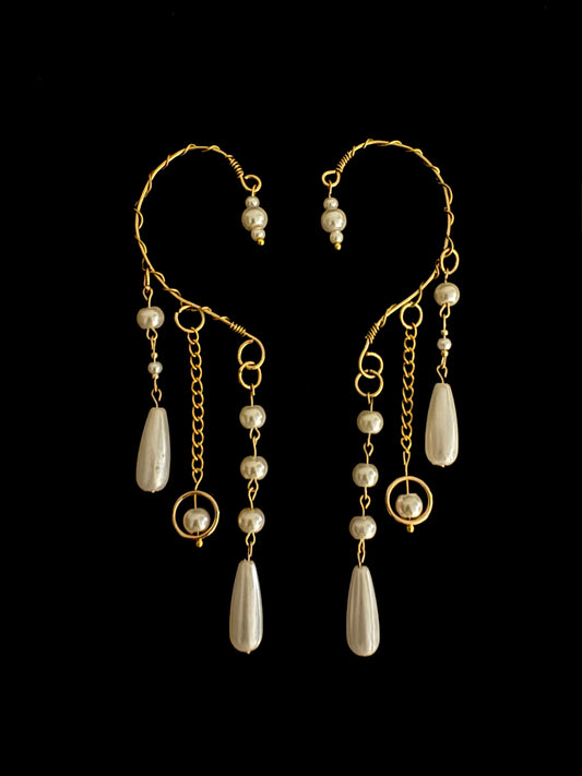 Classic Pearl Ear Cuffs