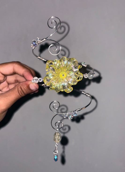Yellow Iris Arm Cuff