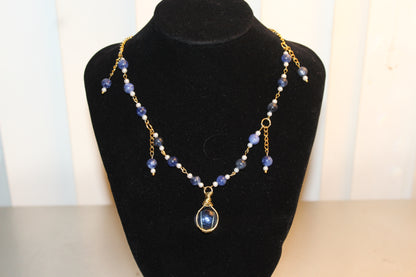 Blue Gemstone Pendant