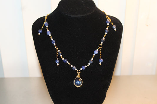 Blue Gemstone Pendant
