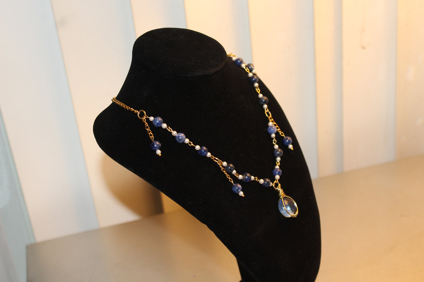 Blue Gemstone Pendant