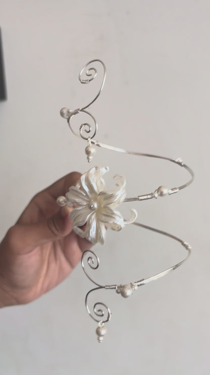 Pearl Iris Arm Cuff
