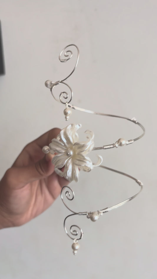 Pearl Iris Arm Cuff