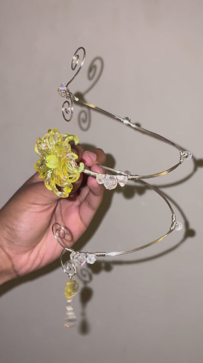 Yellow Iris Arm Cuff